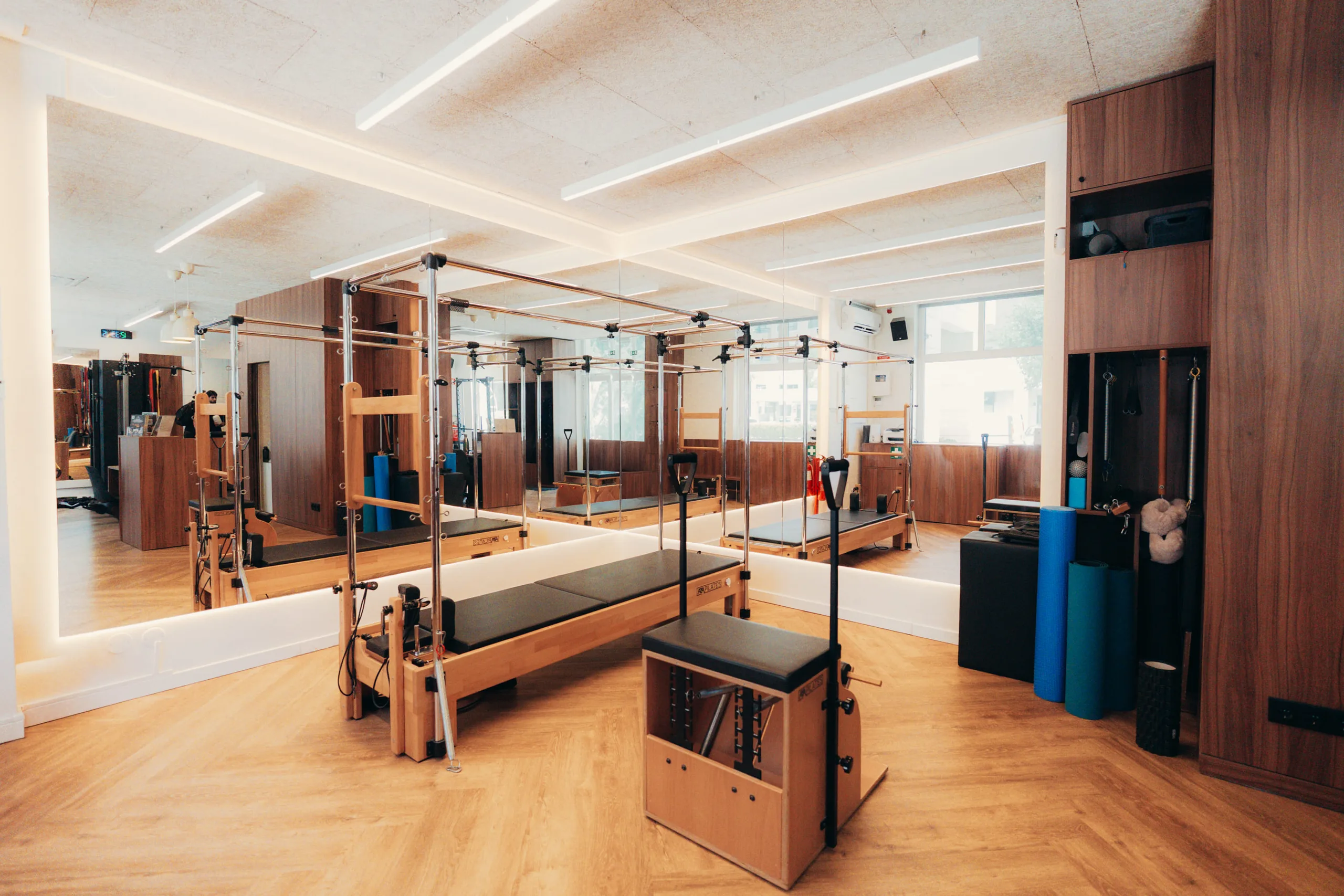 Estúdio de Pilates com equipamentos em Telheiras